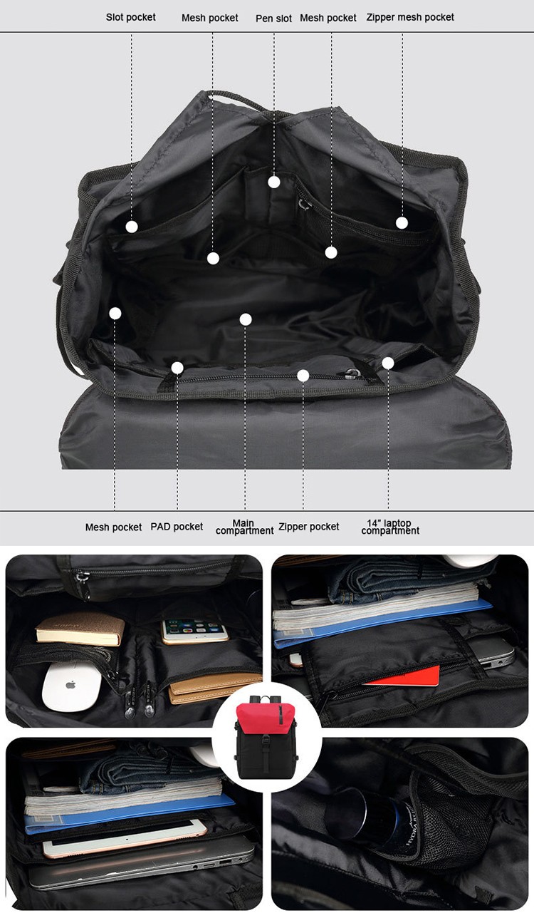 Fashion Casual Laptop Backpack Factory