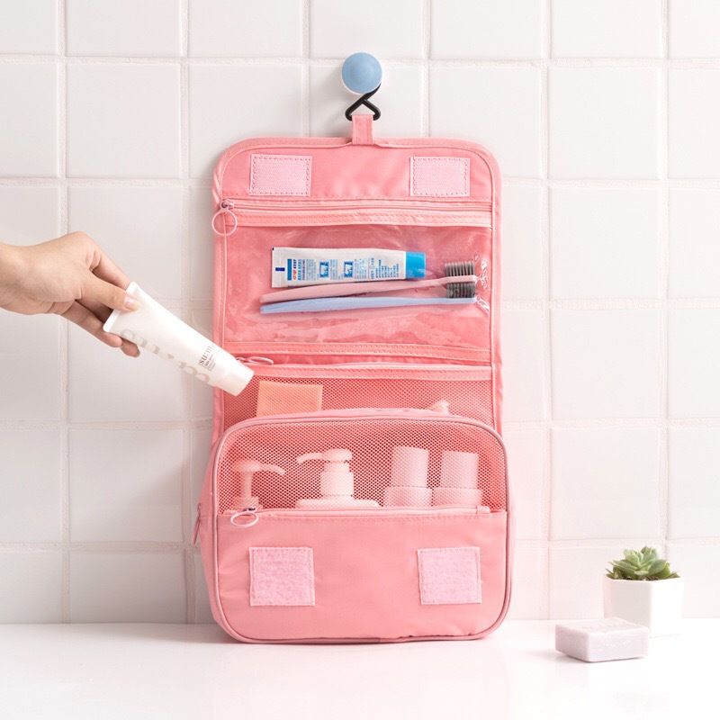 Hanging Roll-up Cosmetics Bag
