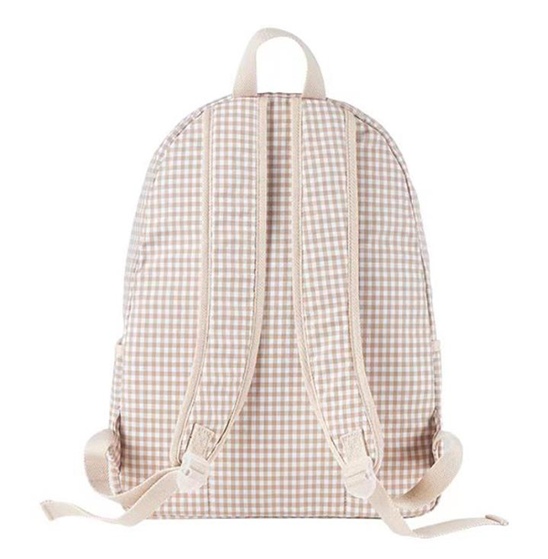 Large Capacity Plaid Backpack Student Backpack​ Factory