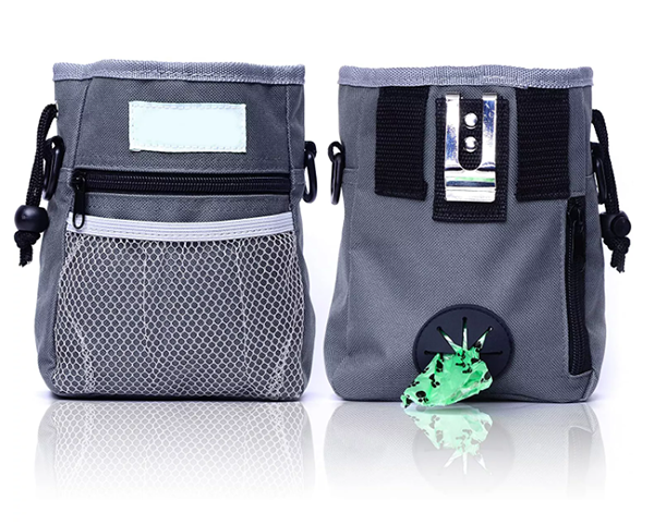 Bolso personalizado portátil de la bolsa de la golosina del bocado del entrenamiento del perro del animal doméstico de la lona de la lona para al aire libre