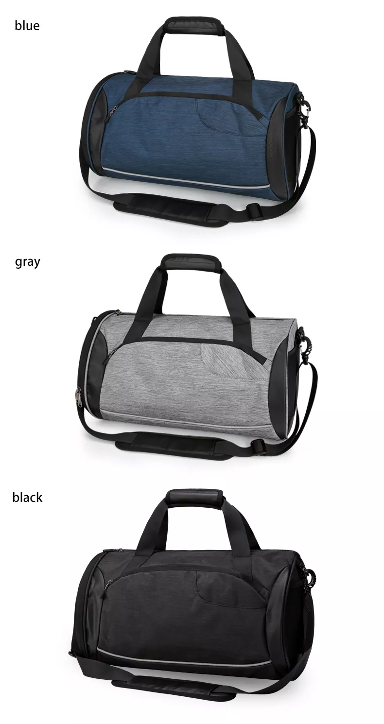 Lightweight Waterproof Fitness Duffel Bag With Shoe Case Travel Bag Factory