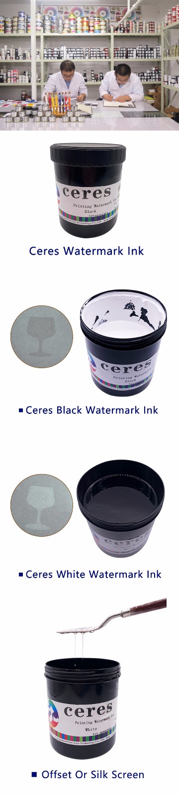 Ceres watermark ink