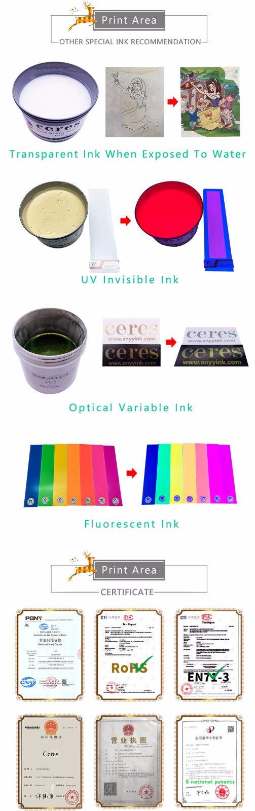 Offset Watermark Ink