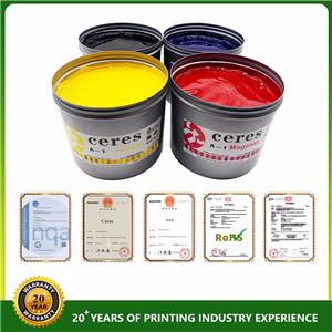 4 रंग ऑफसेट प्रिंटिंग मशीन के लिए सेरेस YT-A1 सीरीज ऑफसेट इंक