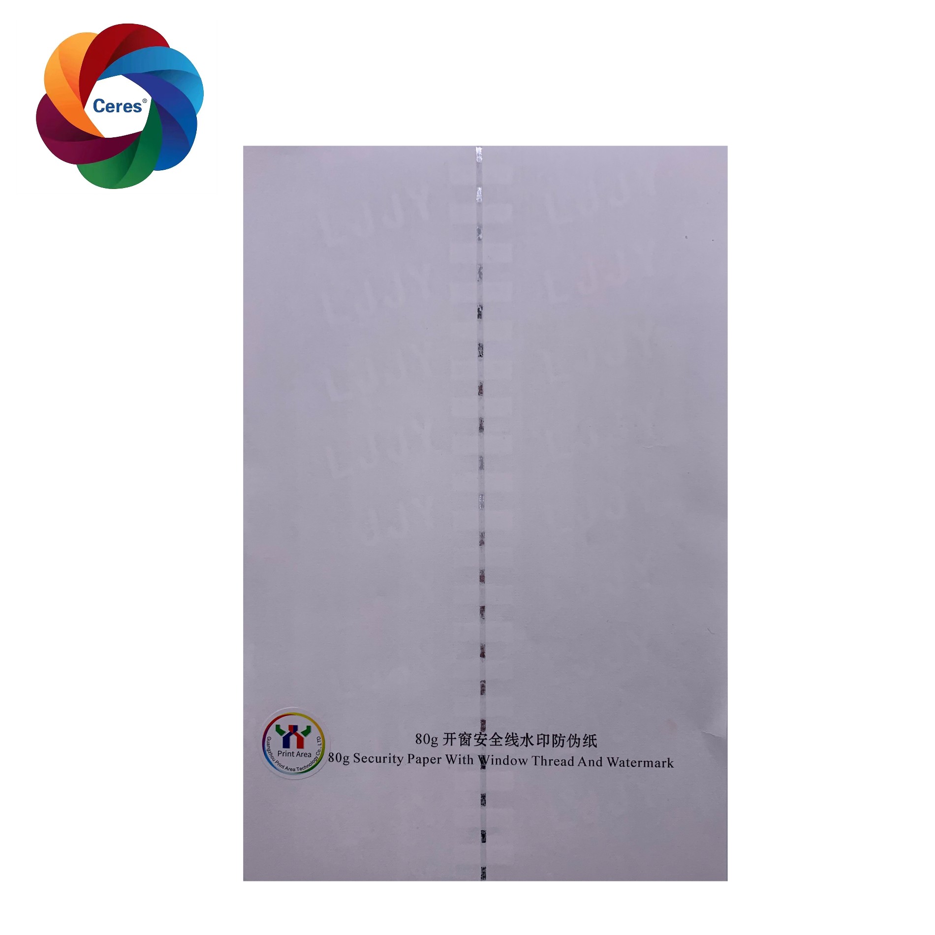 Китай Хлопковая защитная бумага Церера 90 г с ниткой, производитель