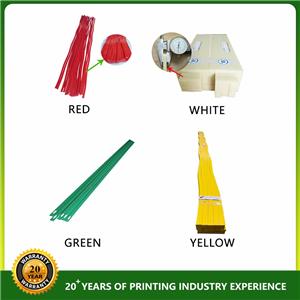 Gelbe PVC-Schneidstäbe zum Schneiden von Papier