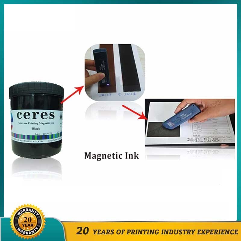 Ceres Screen Pag-print Magnetic Carbon Black Ink