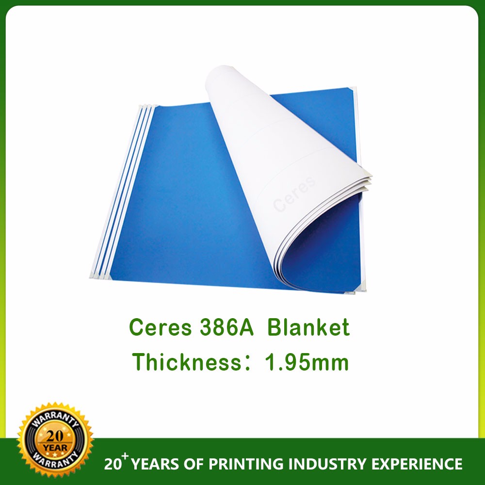 Ceres 386A Offset Rubber Blanket With Aluminum Bar For Offset printing Machine