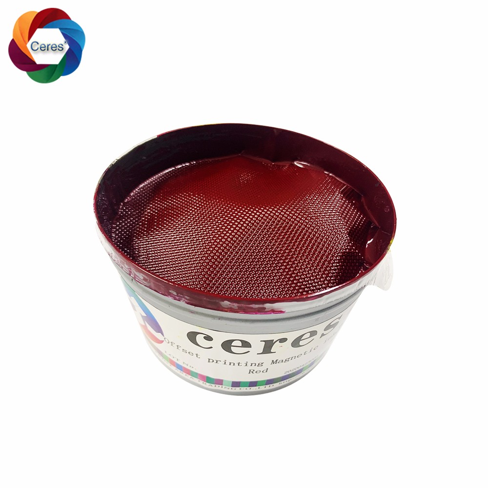Offset Red Magnetic Ink for Anti counterfeiting Document