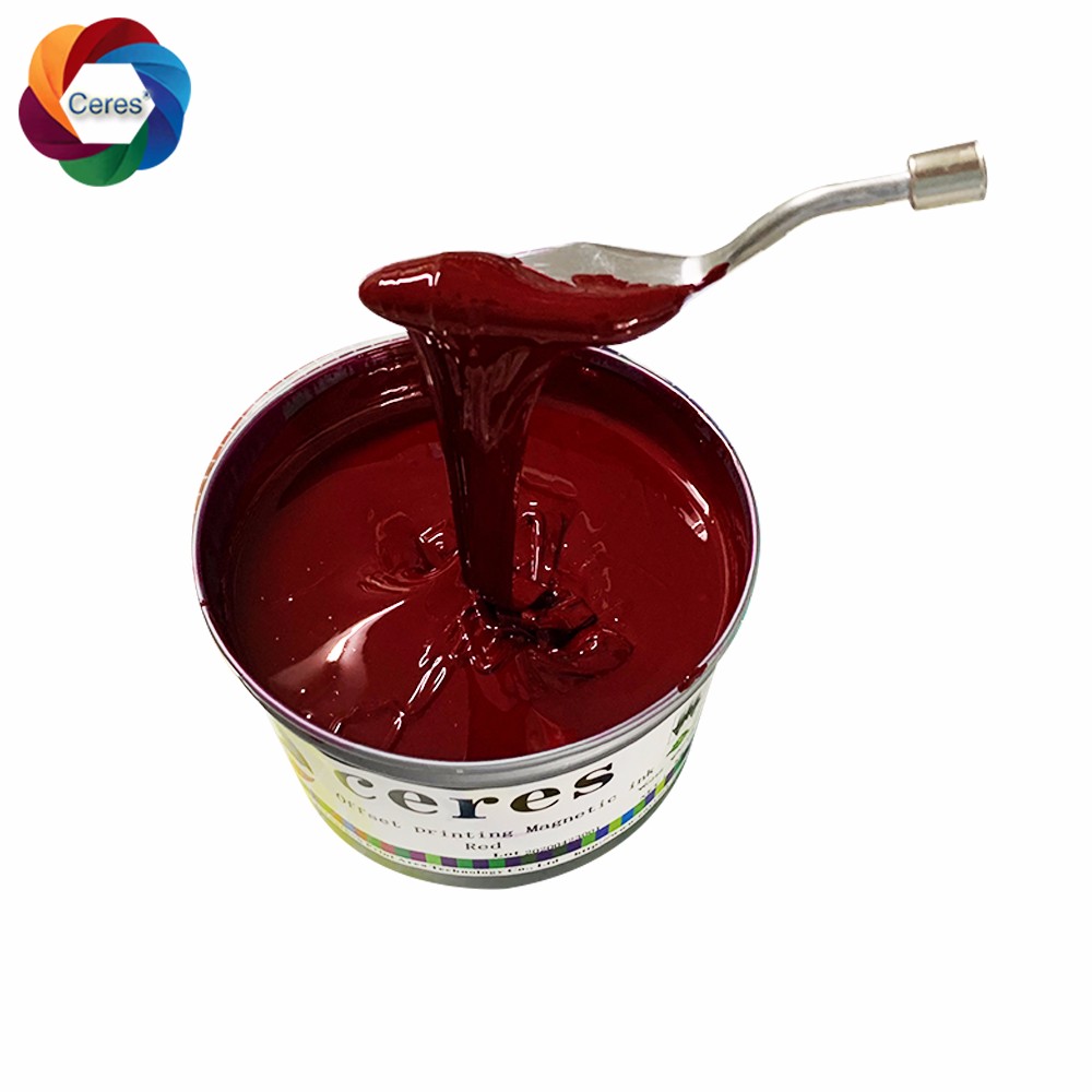 Offset Red Magnetic Ink for Anti counterfeiting Document