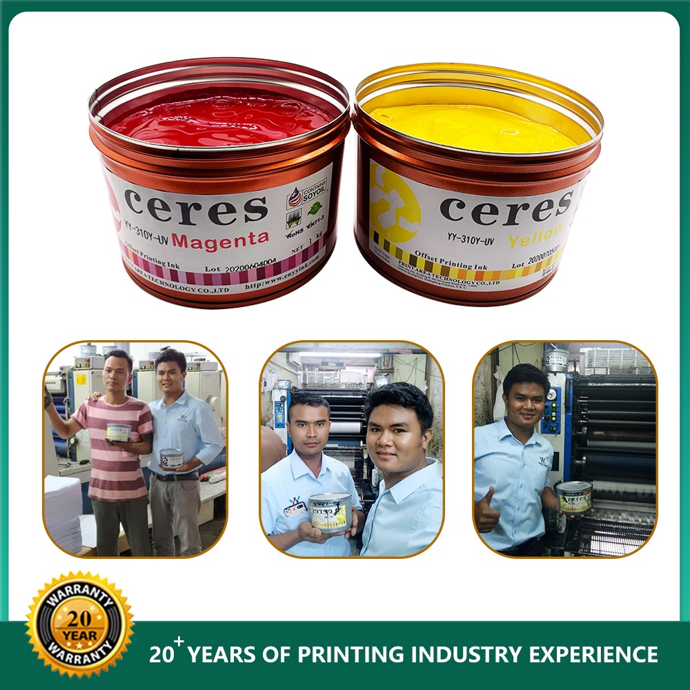 Ceres UV Inks For Offset Printing Machine