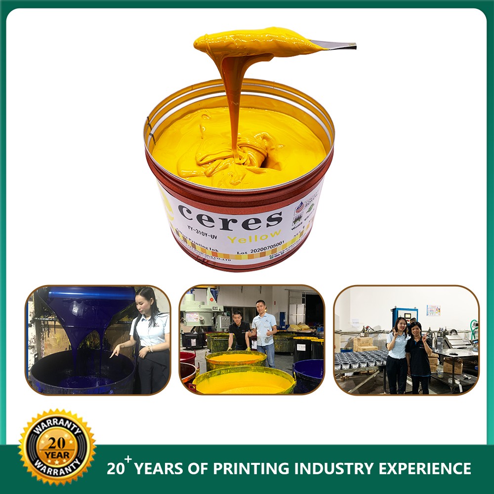 Ceres UV Inks For Offset Printing Machine