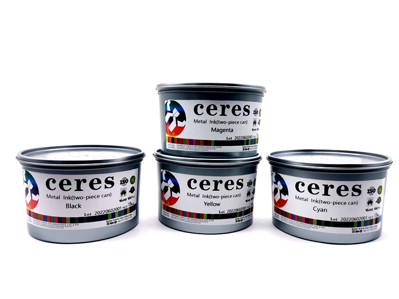 Metal Decorating Inks applied in two-piece cans
