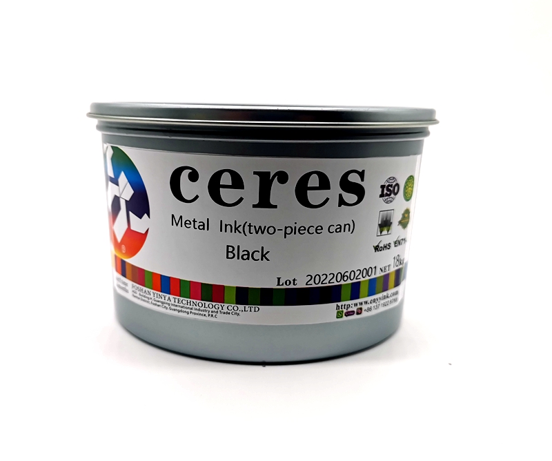 Metal Decorating Inks two-piece can inside spray varnish