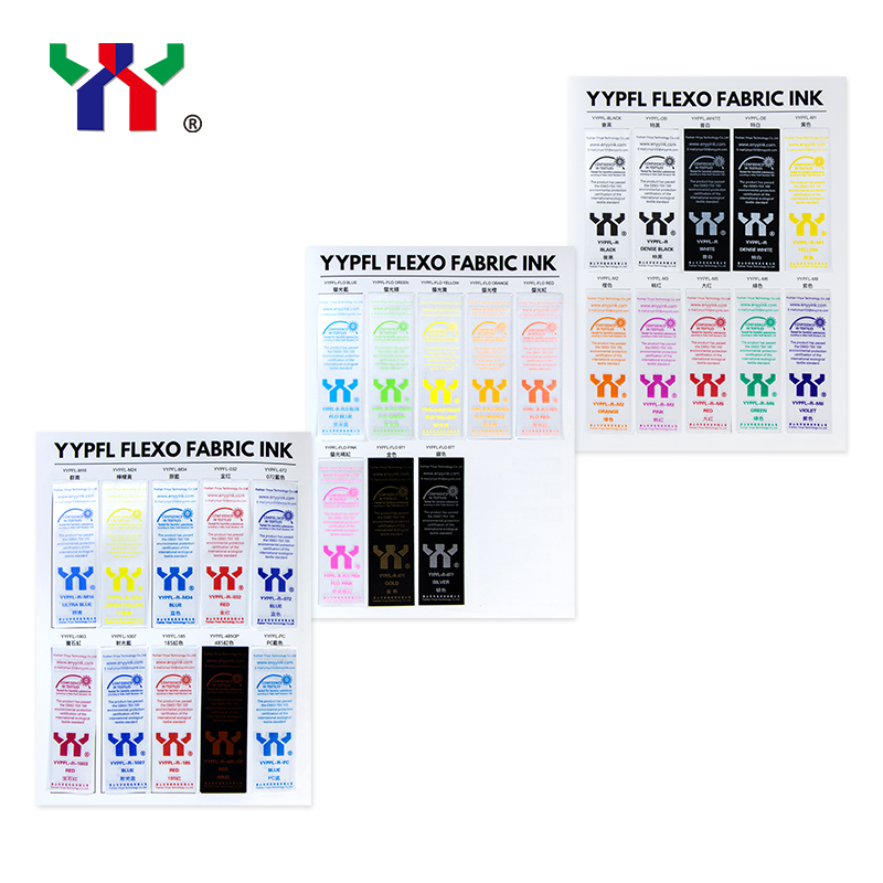 कपड़े के लेबल की स्याही