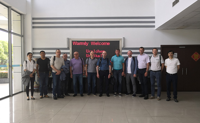 A Group From Russia visited Our Company