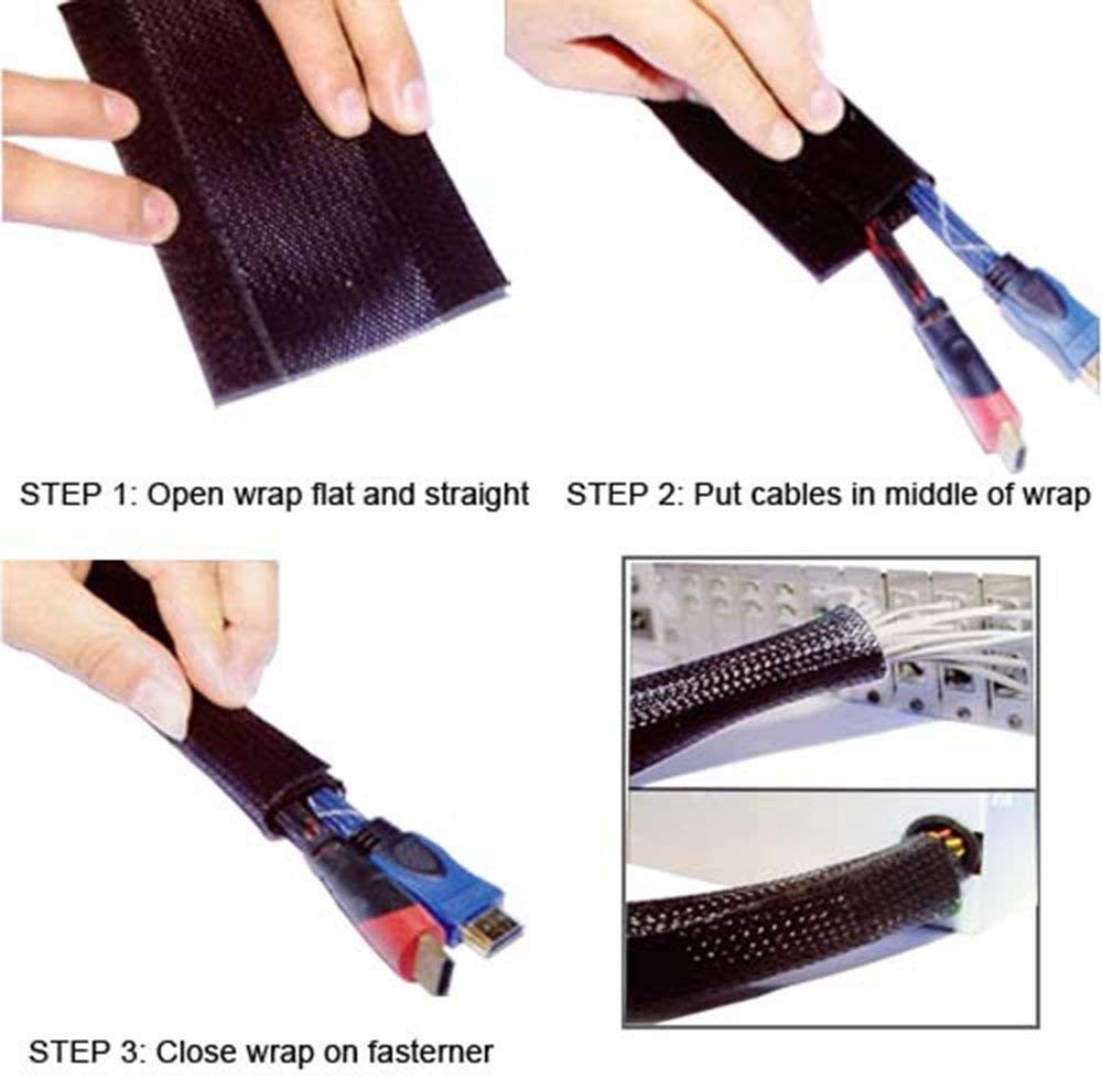 Supply Hook and Loop Braided Wrap Sleeving Wholesale Factory Xiamen