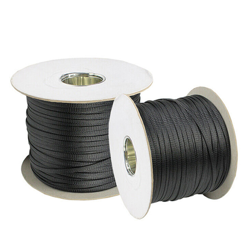 Supply PET Braided Wire Sleeve with rope Wholesale Factory - Xiamen Qx  Trade Co.,Ltd