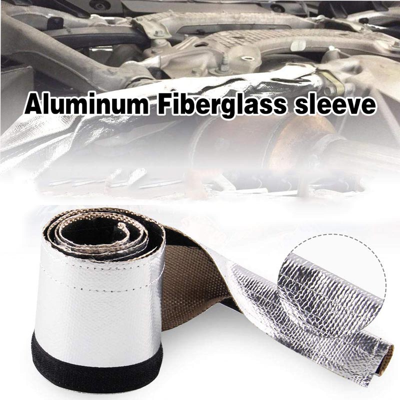 Manga de fibra de vidro revestida de alumínio
