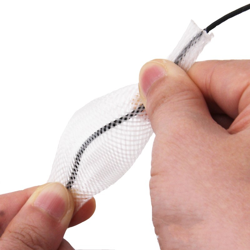 Manchon de fil tressé PET avec corde