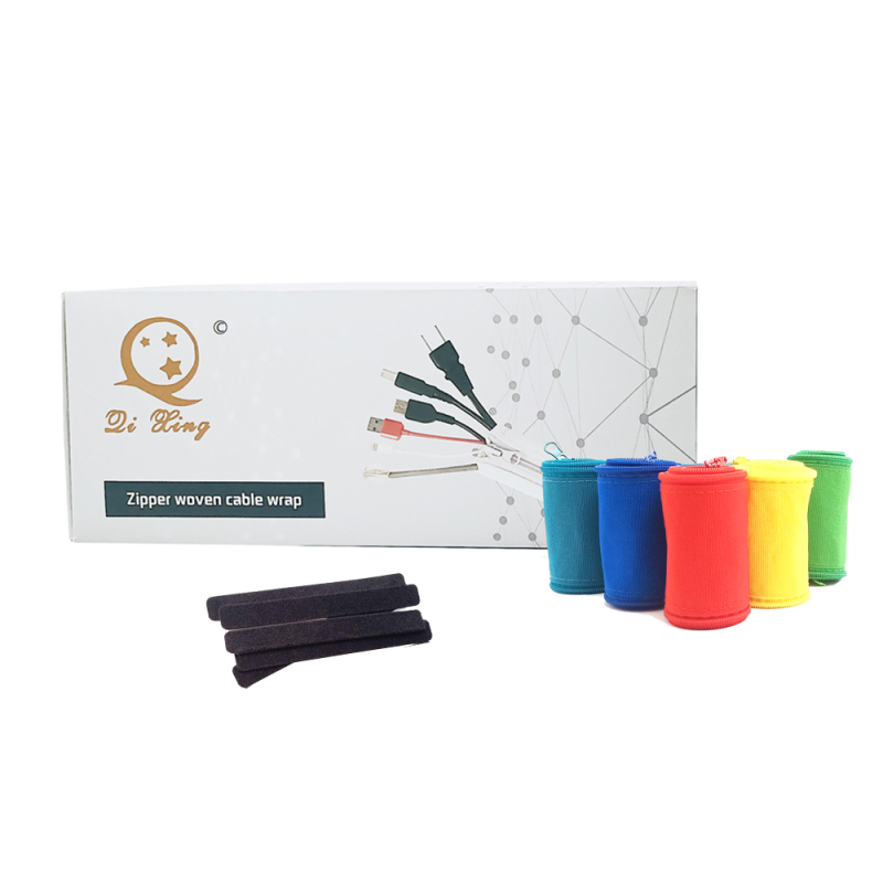 envoltura trenzada de la manga del cable de la cremallera