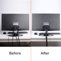 Kleines Paket Split Geflochtener Kabelschutz Management-Sleeving für TV-Computer Heimkino-Büro