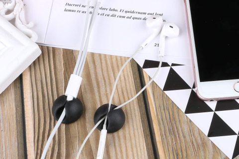 Clip de silicona para cables para la gestión de cables