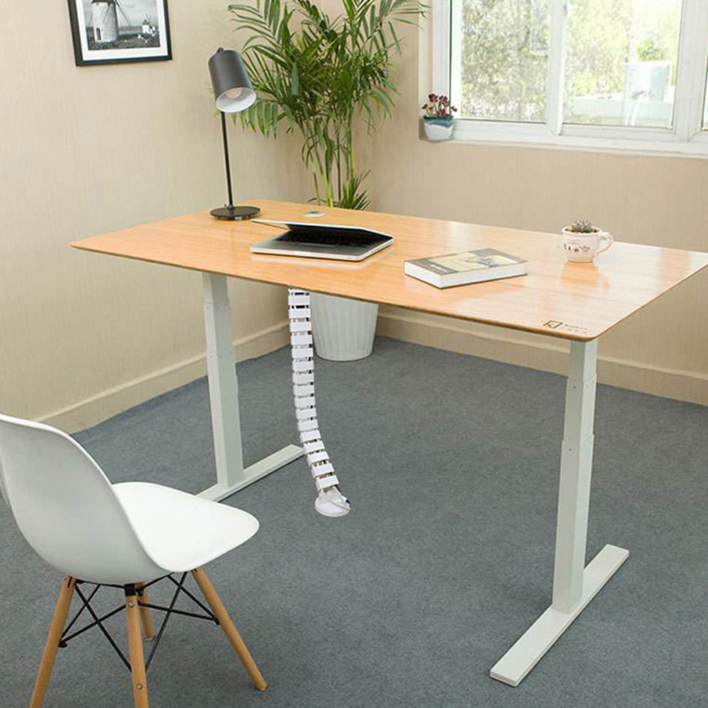 Supply Adjustable Office Spiral Cable Covers Vertebrae wire Management