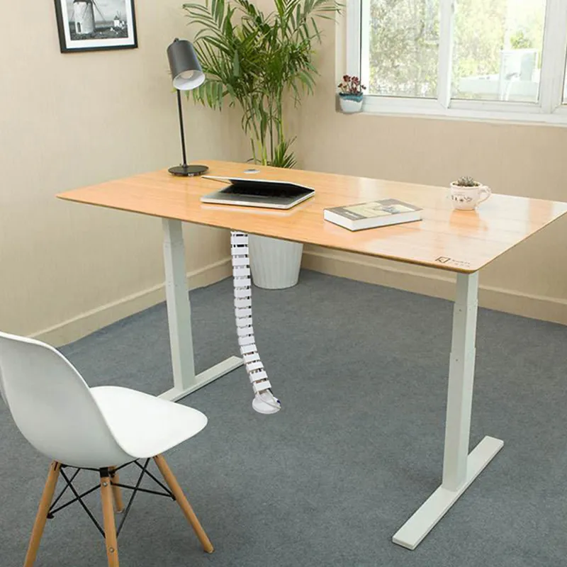 Verstellbare Spiralkabelabdeckungen für das Büro Wirbeldrahtmanagement Wirbelsäule