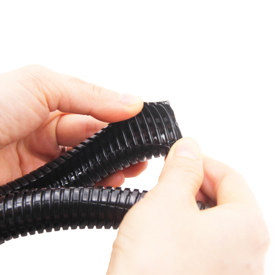 Double Slit Corrugated conduits