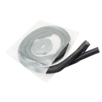 Kabelführungssystem 16 mm geteilte, geflochtene Kabelummantelung mit 1 Klettband