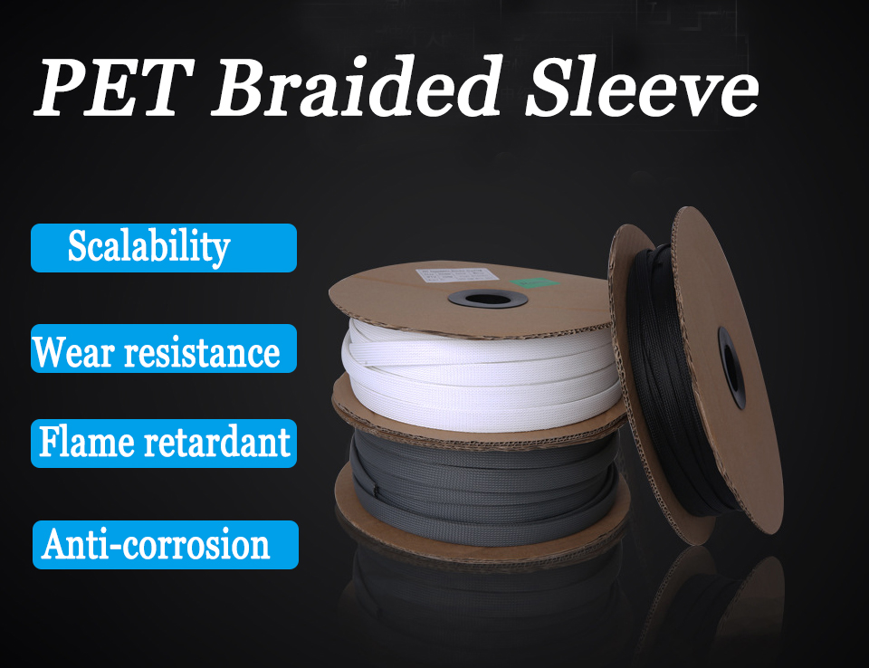 Wrapping Bands Pet Expandable Braided Eko Pet Braided Sleeve - China Heat  Shrink Tubing, Environmentally Friendly Tube