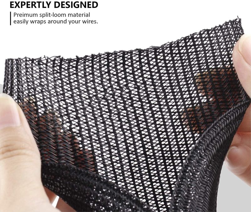 PET split braided sleeving