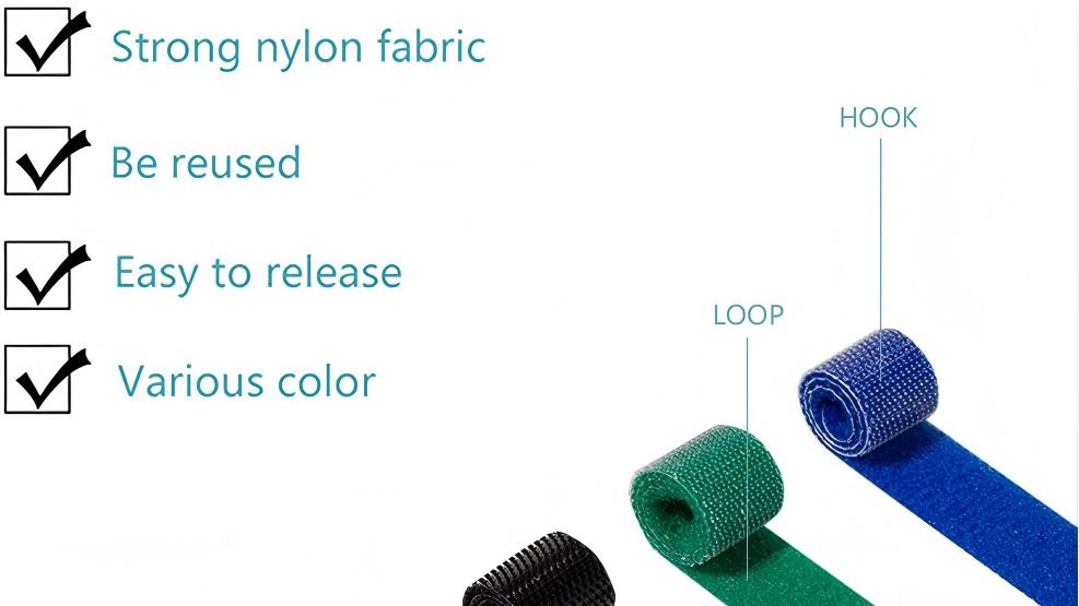 hook and loop cable ties