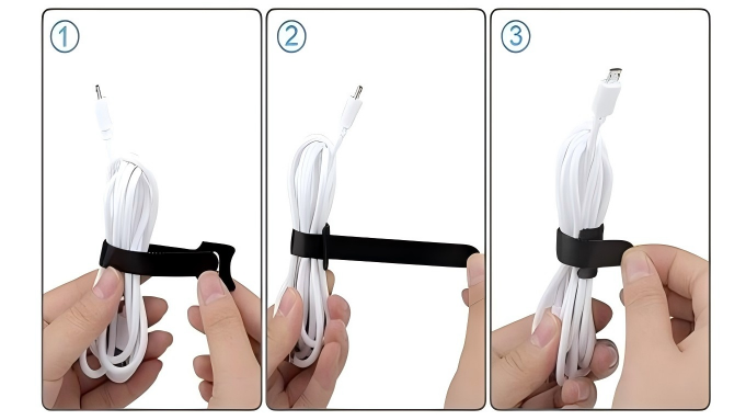 hook and loop cable ties