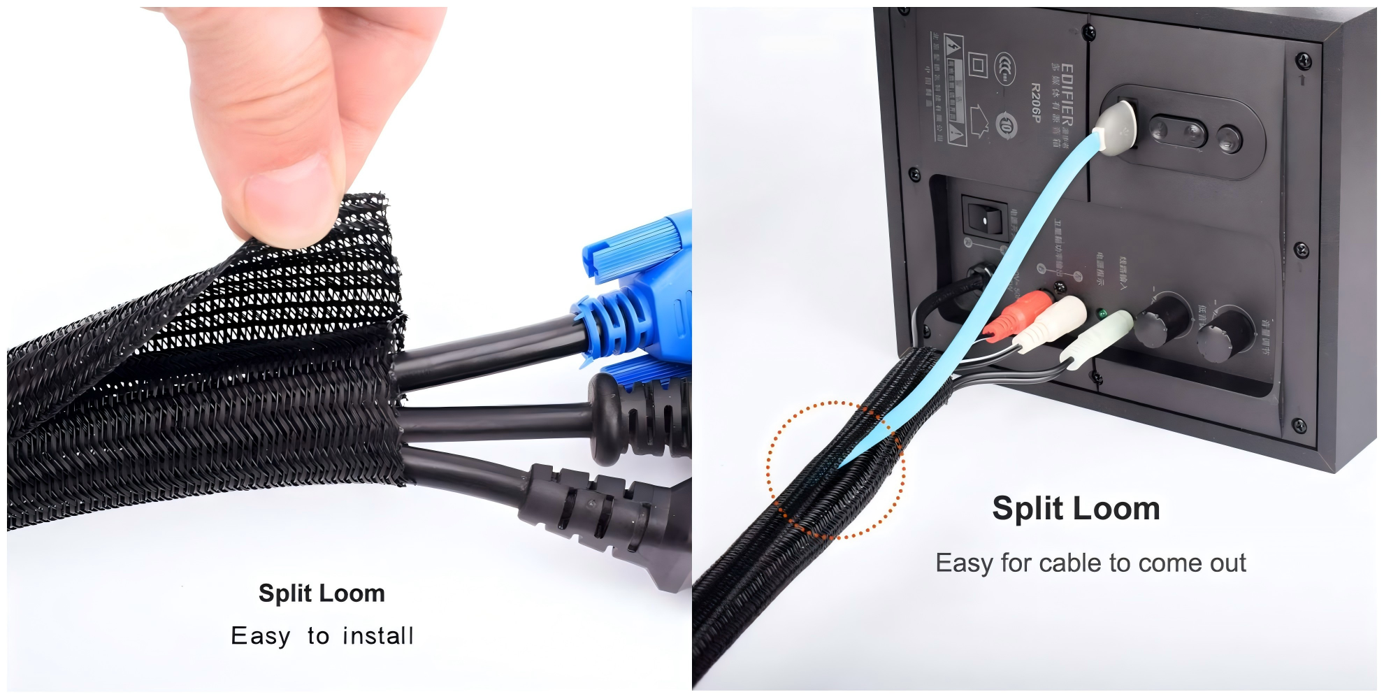 Split Braided Sleeving