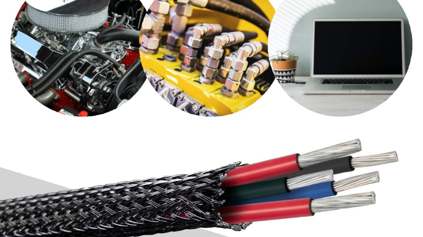 split braided wire loom