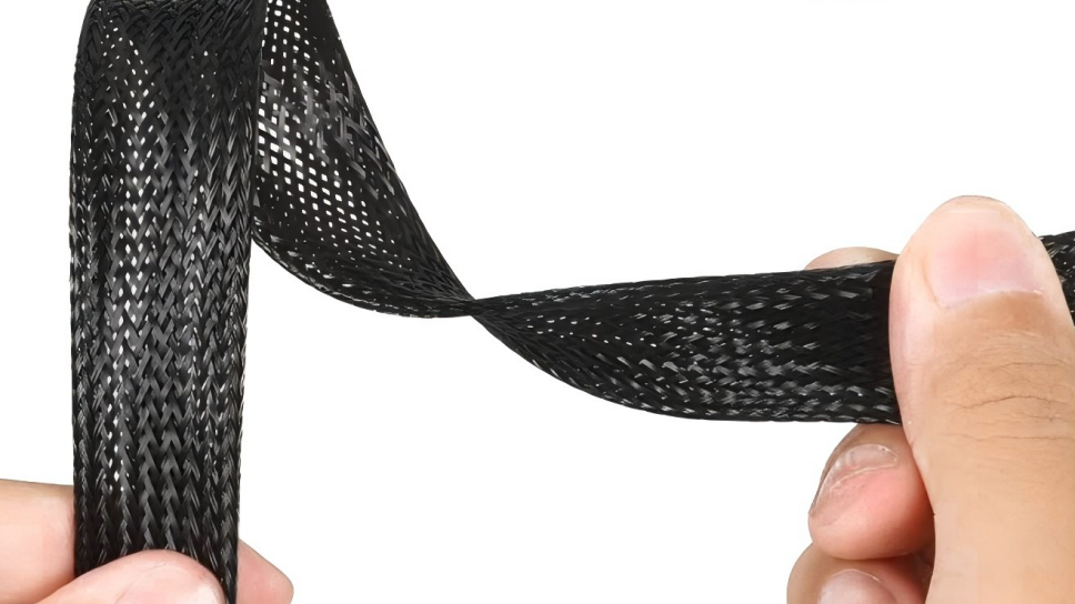 Nylon braided cable sleeve