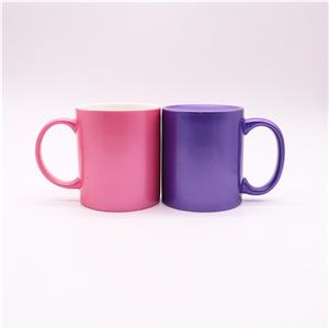 Spray Pearl Color Ceramic Mugs