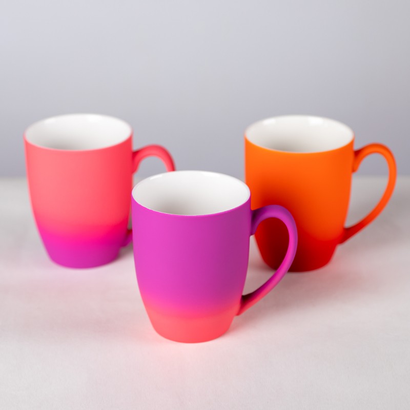 Multicolor Ceramic Electroplated Mugs
