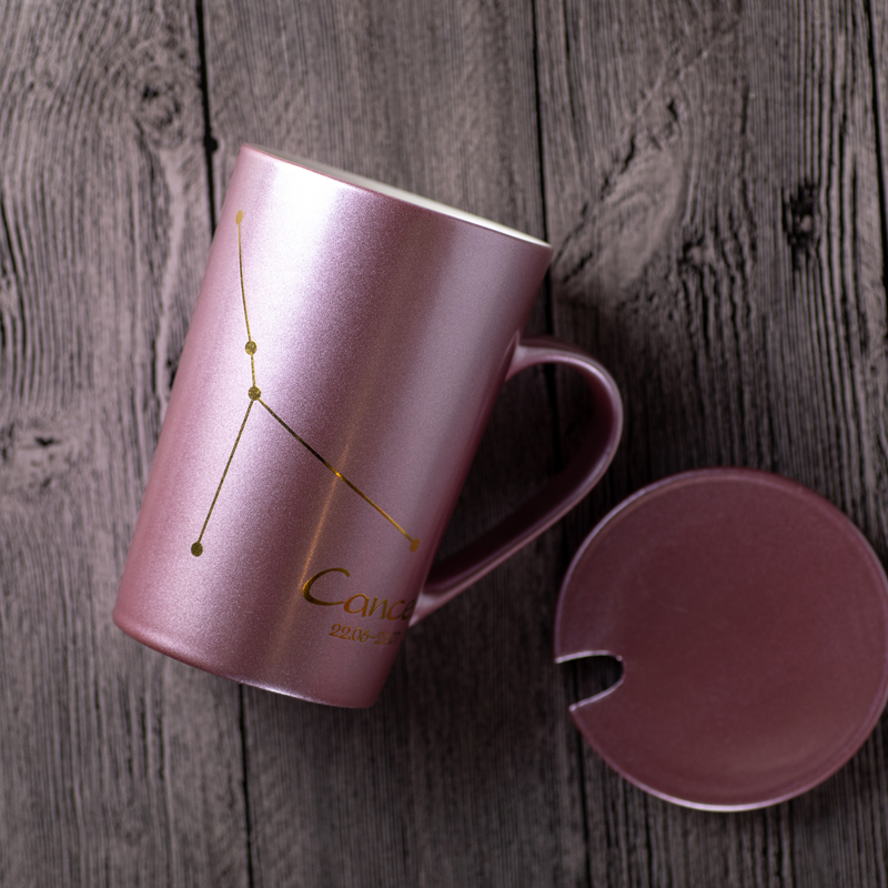 spray pearl colored ceramic mugs with coating