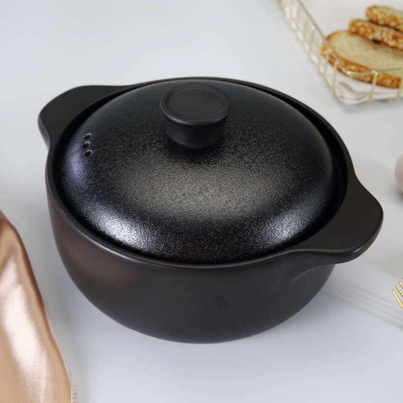 ceramic heat resistant soup pot