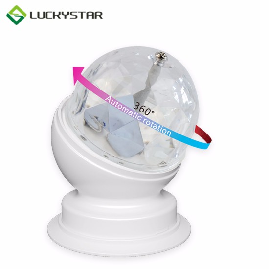 LED Disco Lamp With Plug Cable