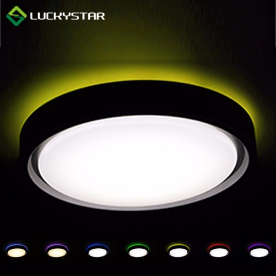 420MM CCT LED Ceiling Light With Sensor And Rgb Back Light White