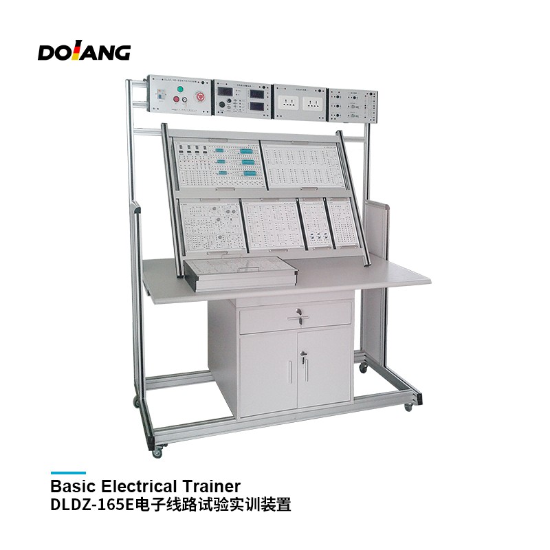 DLDZ-165E Pangunahing analogue at digital electronic Trainer ng kagamitan sa edukasyon sa bokasyonal