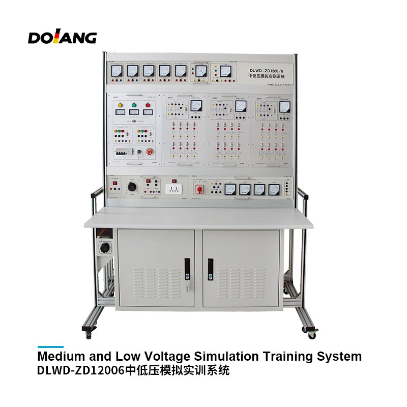 DLWD-ZD12006 Sistema de treinamento de simulação de média e baixa tensão de equipamentos de TVET