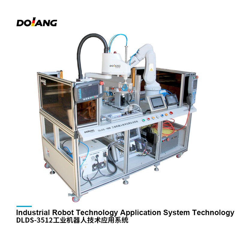 DLDS-3512 Industrial Robot training System With ABB Robot And PLC training kits of TVET equipment
