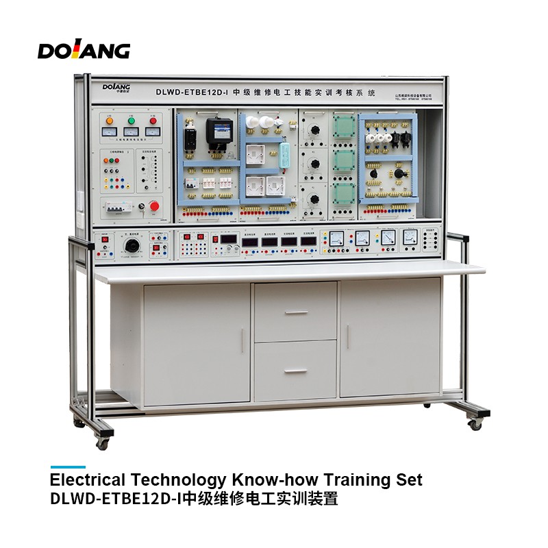 DLWD-ETBE12D-I مجموعة التدريب على دراية بالتكنولوجيا الكهربائية للتعليم المهني من معدات التعليم المهني