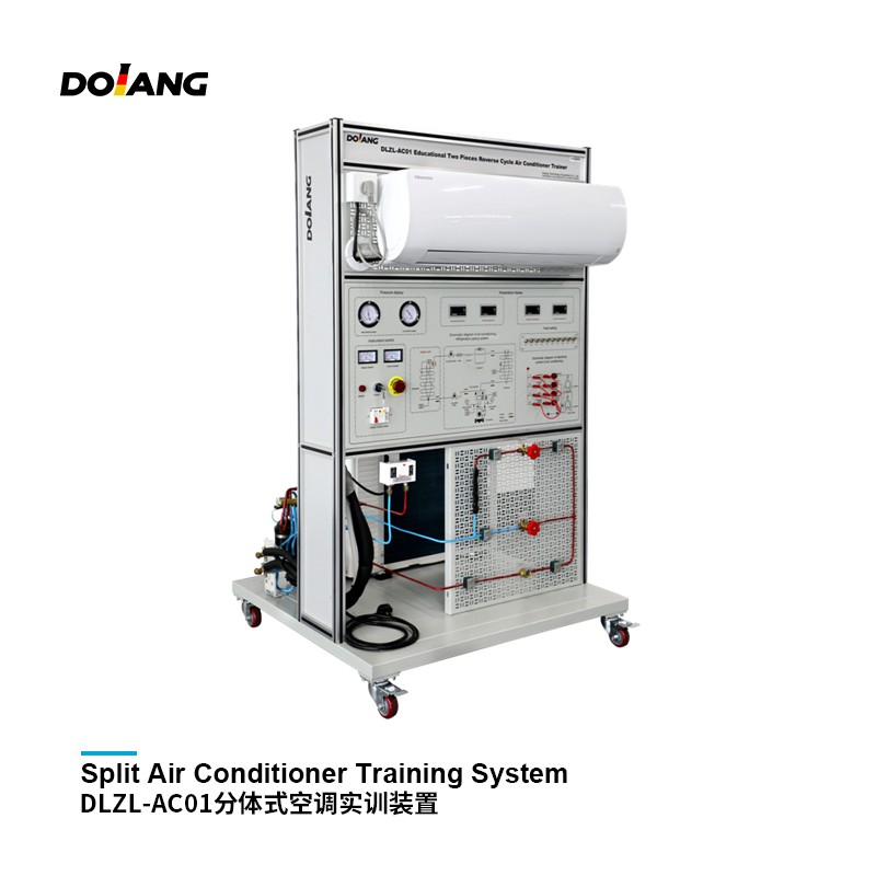 DLZL-AC01 Refrigeration Trainer Split Air Conditioner Training System de equipamentos de educação profissional