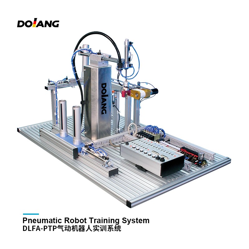 DLFA-PTP Pneumatic Robot Training System of vocational education equipment